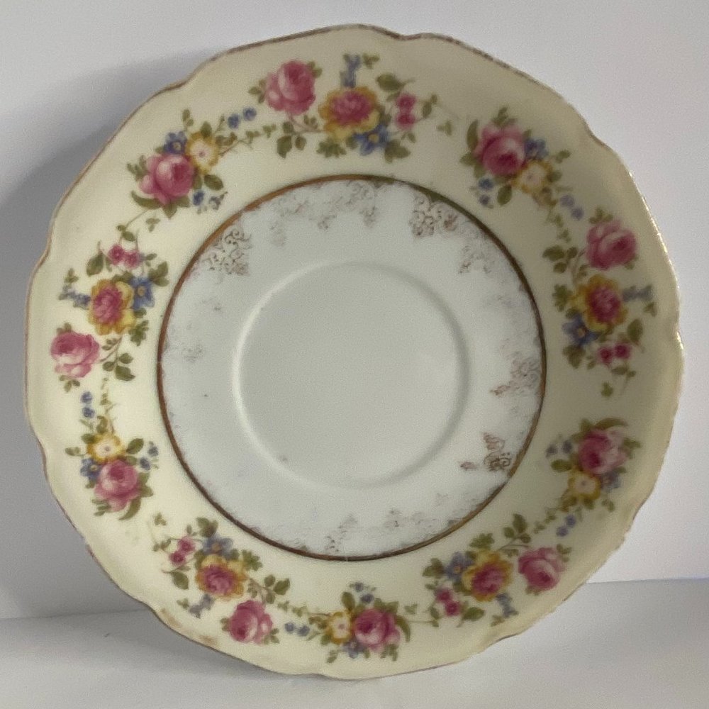 Gold Castle Saucer  Hostess-old mark